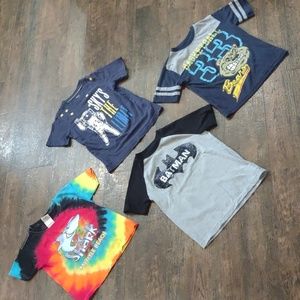 (Lot of 4) size 4 /xs short sleeve boy shirts